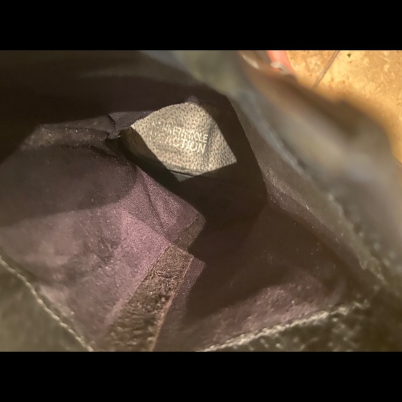 Kenneth Cole Black Leather studded combat boots - Picture 11 of 11